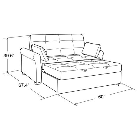 Full Size Sofa Bed Dimensions